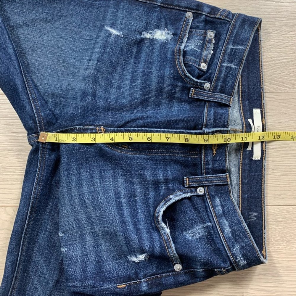 REVOLVE Tularosa Nora High Rise Raw Hem Distressed Jeans in Delhi - Picture 13 of 15